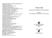 book Virtue's End: God in Moral Philosophy of Aristotle and Aquinas