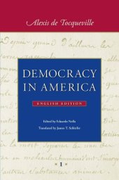 book Democracy in America, Volume 1