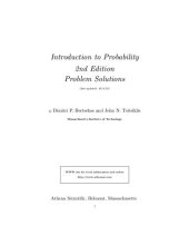 book Introduction to Probability 2nd Edition Problem Solutions