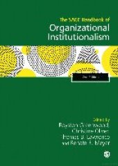 book The SAGE handbook of organizational institutionalism