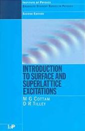 book Introduction to surface and superlattice excitations