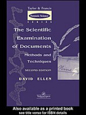 book The scientific examination of documents : methods and techniques