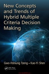 book New concepts and trends of hybrid multiple criteria decision making