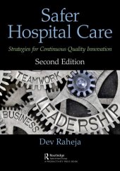 book Safer hospital care : strategies for continuous improvement