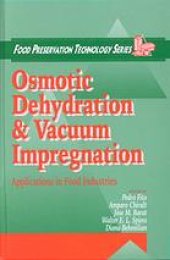 book Osmotic dehydration & vacuum impregnation : applications in food industries