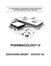 book Pharmacology IV MD0807