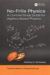 book No-frills physics : a concise guide for algebra-based physics