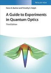 book A guide to experiments in quantum optics