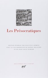 book Les Présocratiques