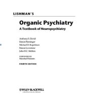 book Lishman's Organic Psychiatry: A Textbook of Neuropsychiatry