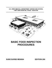 book Basic Food Inspection Procedures MD0694