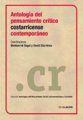 book Antología del pensamiento crítico costarricense contemporáneo