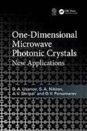 book One-dimensional microwave photonic crystals