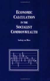 book Economic Calculation in the Socialist Commonwealth