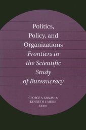 book Politics, Policy and Organizations