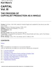 book Capital: Volume III