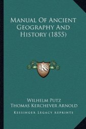 book Manual of Ancient Geography  History