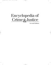 book Encyclopedia of Crime and Justice