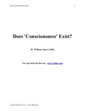 book Does consciousness exist