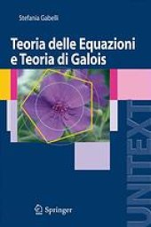 book Teoria delle Equazioni e Teoria di Galois