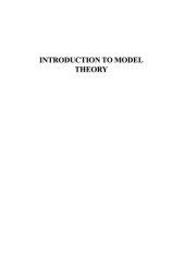 book Introduction to model theory