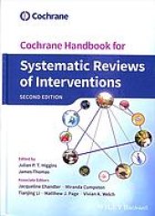 book Cochrane handbook for systematic reviews of interventions