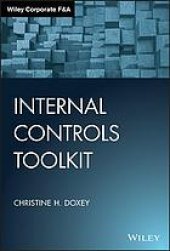 book Internal controls toolkit