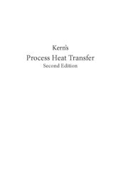 book Kern's process heat transfer