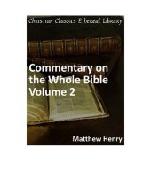 book Commentary on the Whole Bible