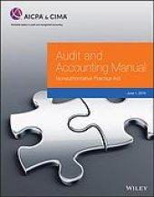 book Audit and accounting manual : nonauthoritative practice aid