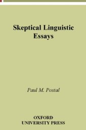 book Skeptical Linguistic Essays