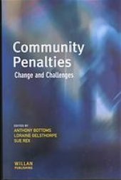 book Community penalties : change and challenges