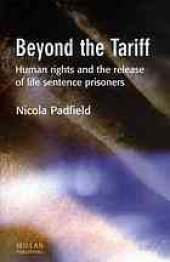 book Beyond the Tariff: Human Rights and the Release of Life Sentence Prisoners