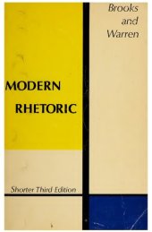 book Modern Rhetoric