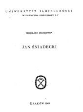 book Jan Śniadecki