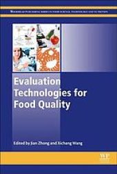 book Evaluation technologies for food quality