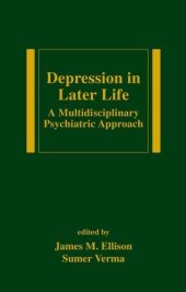 book Depression in Later Life: A Multidisciplinary Psychiatric Approac