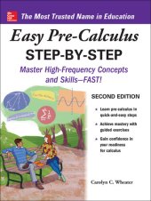 book Easy Pre-Calculus Step-by-Step: Master High-Frequency Concepts and Skills—Fast!