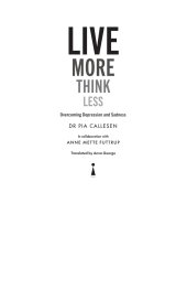 book Live More Think Less: Overcoming Depression and Sadness with Metacognitive Therapy