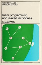 book Linear programming and related techniques