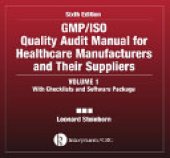 book GMP/ISO Quality Audit Manual for Healthcare Manufacturers and Their Suppliers 1 - With Checklists and Software Package