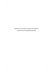 book Estimation of Stochastic Processes with Stationary Increments and Cointegrated Sequences