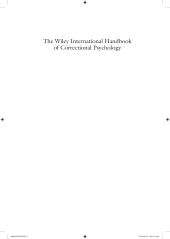 book The Wiley International Handbook of Correctional Psychology