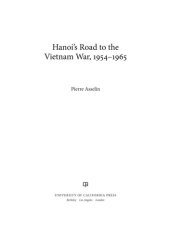 book Hanoi’s Road to the Vietnam War, 1954–1965