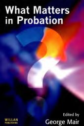 book What matters in probation