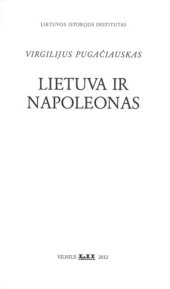 book Lietuva ir Napoleonas