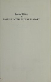 book Selected Writings in British Intelectual History