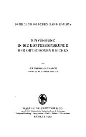 book Einführung in die Konfessionskunde der orthodoxen Kirchen