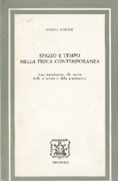 book Spazio e tempo nella fisica contemporanea. Una introduzione alla teoria della relatività e della gravitazione