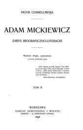 book Adam Mickiewicz: zarys biograficzno-literacki